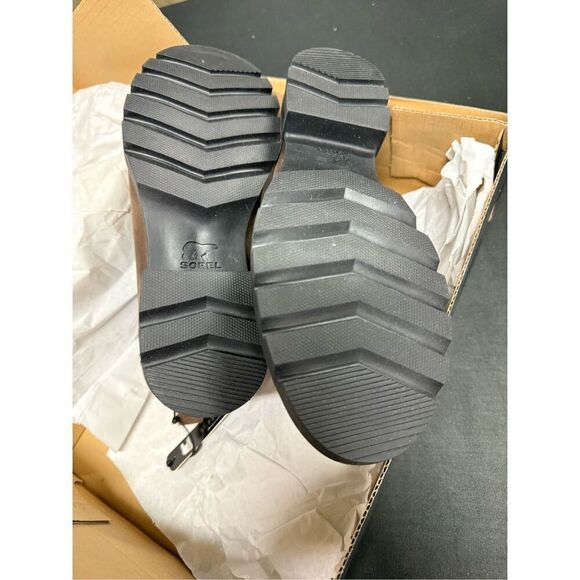 Sorel Emilie III Waterproof Chelsea Boots Tobacco Black 6 - Picture 5 of 6